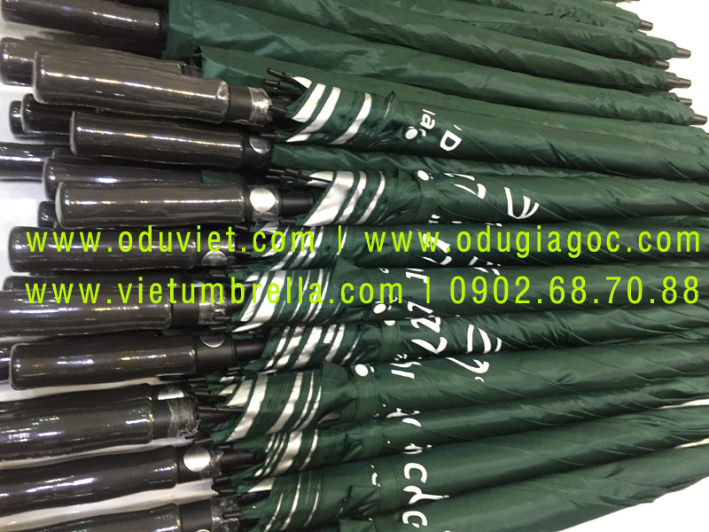 xưởng sản xuất ô dù cầm tay in logo quảng cáo